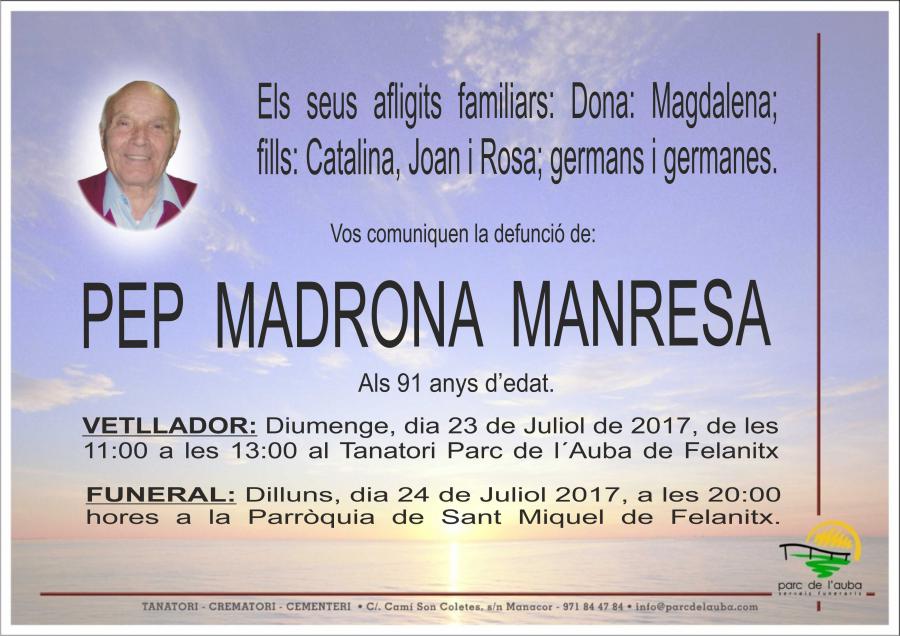 PEP MADRONA MANRESA
