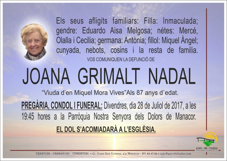 JOANA  GRIMALT NADAL