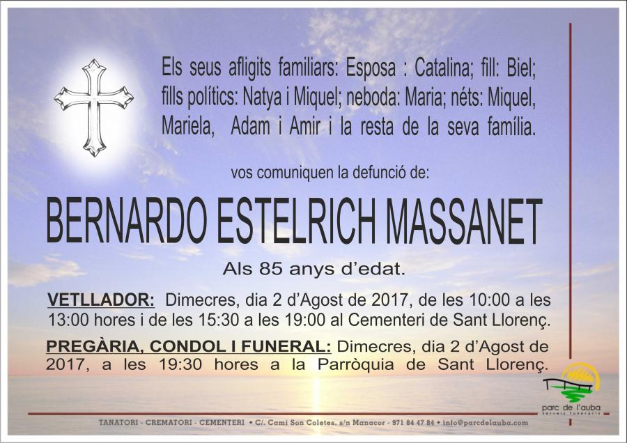 BERNARDO ESTELRICH MASSANET