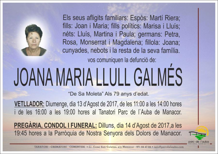 JOANA MARIA LLULL GALMÉS