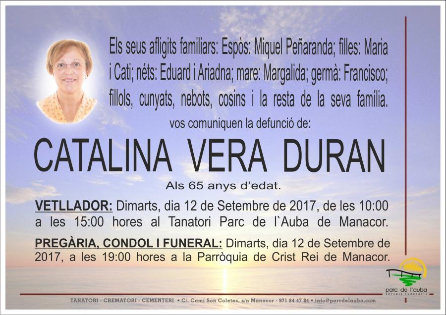 CATALINA VERA DURAN