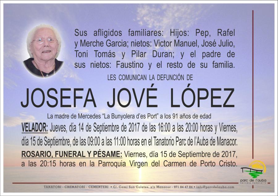 JOSEFA JOVÉ LÓPEZ