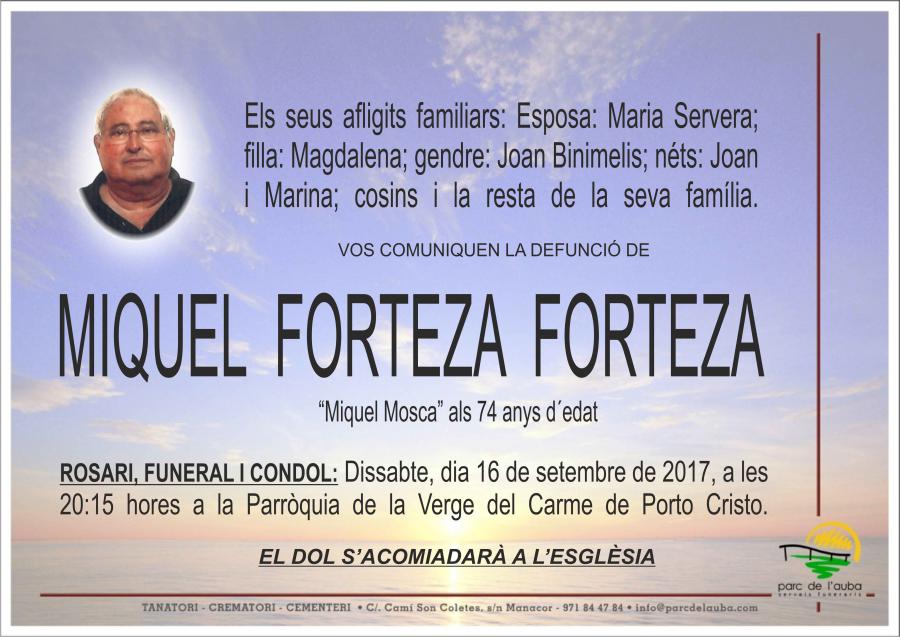 MIQUEL FORTEZA FORTEZA