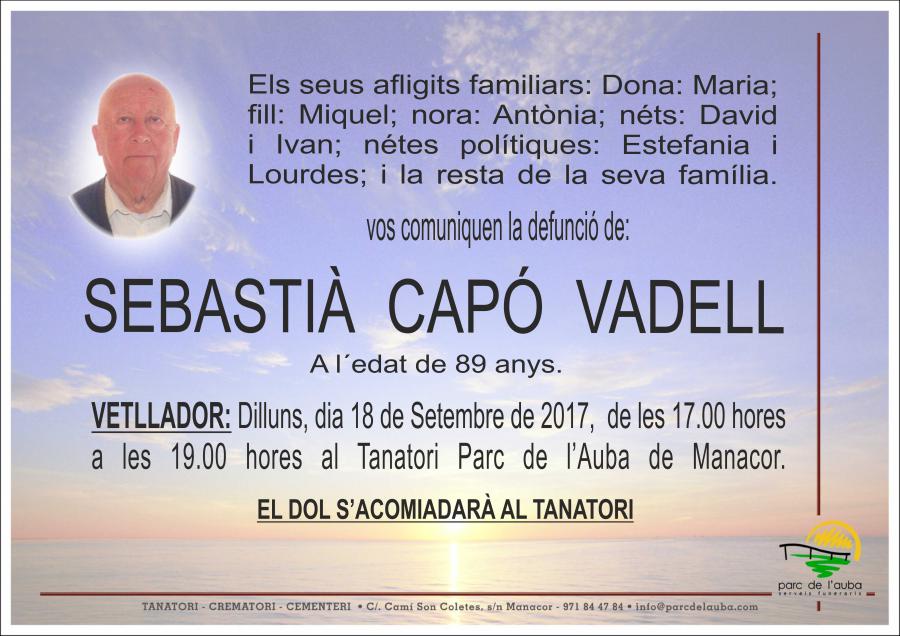 SEBASTIÀ CAPÓ VADELL