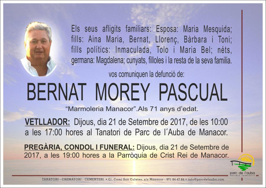 BERNAT MOREY PASCUAL