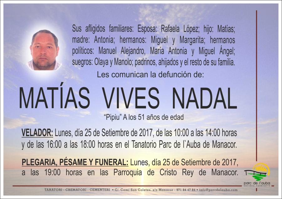 MATÍAS VIVES NADAL
