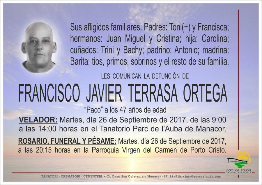 FRANCISCO JAVIER TERRASA ORTEGA