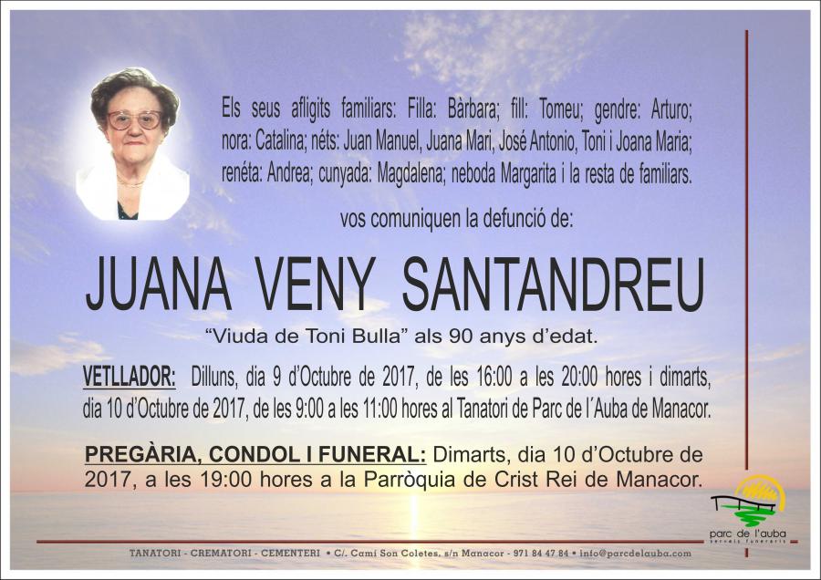 JUANA VENY SANTANDREU