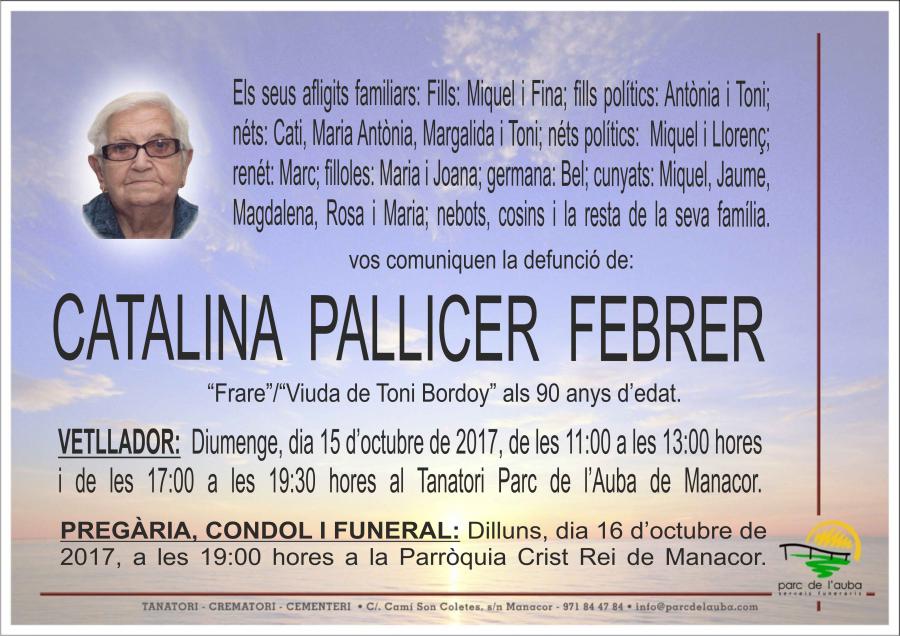 CATALINA PALLICER FEBRER