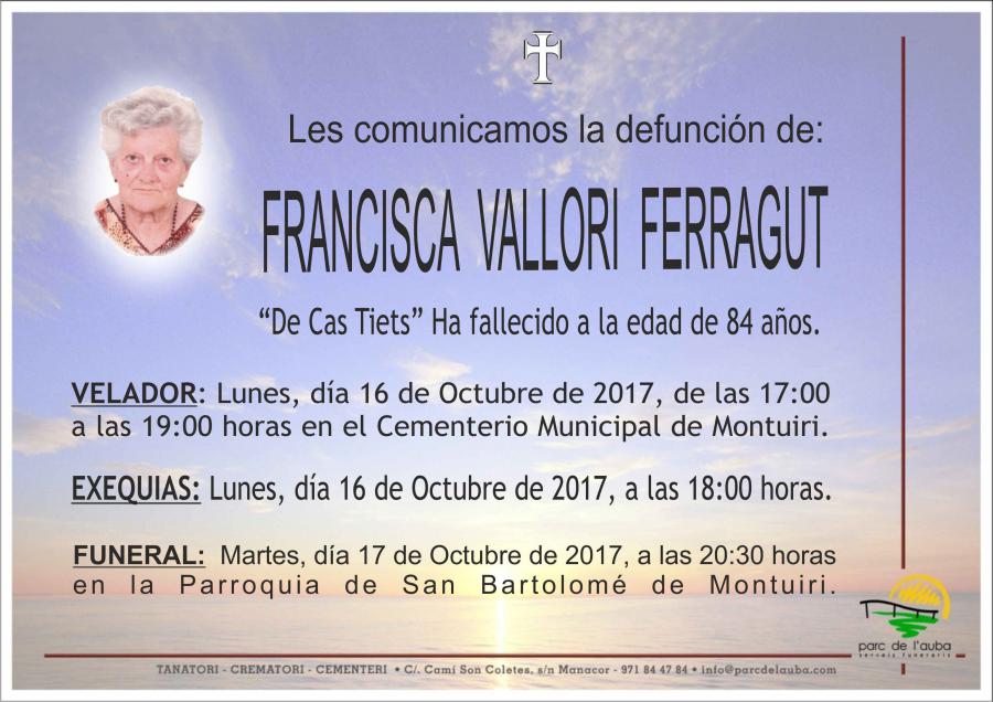 FRANCISCA VALLORI FERRAGUT