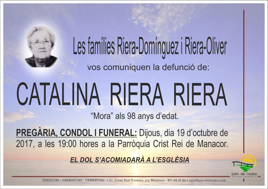 CATALINA RIERA RIERA