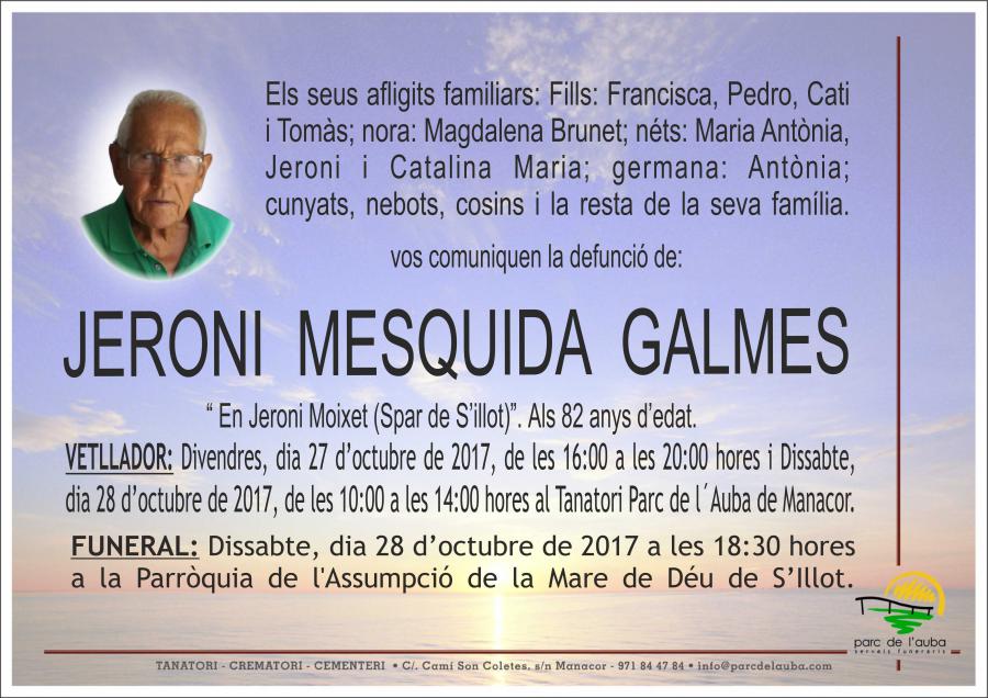JERONI MESQUIDA GALMES