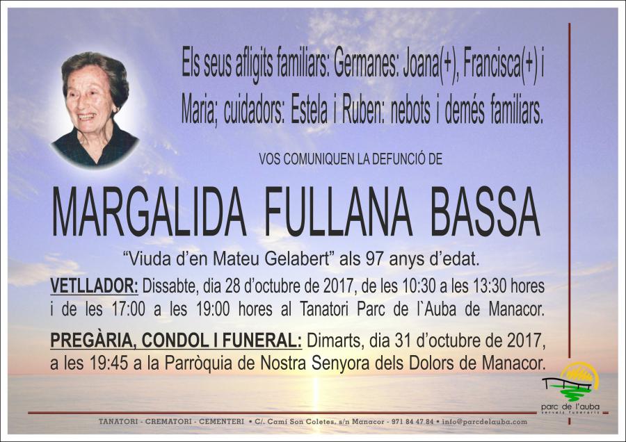 MARGALIDA FULLANA BASSA
