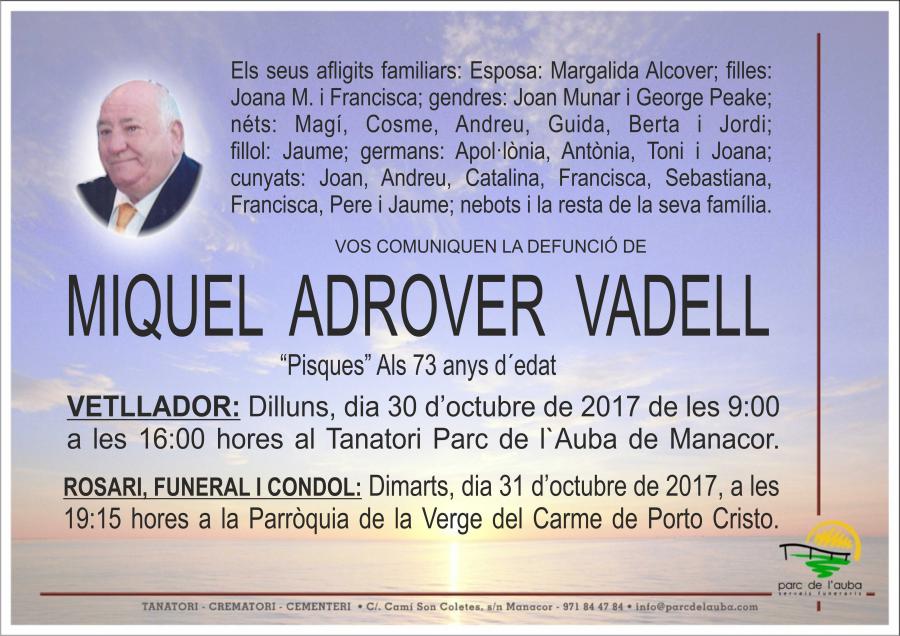 MIQUEL  ADROVER VADELL