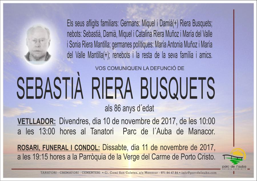 SEBASTIÀ RIERA BUSQUETS