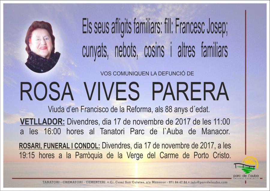 ROSA VIVES PARERA