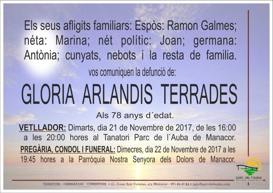 GLORIA ARLANDIS TERRADES