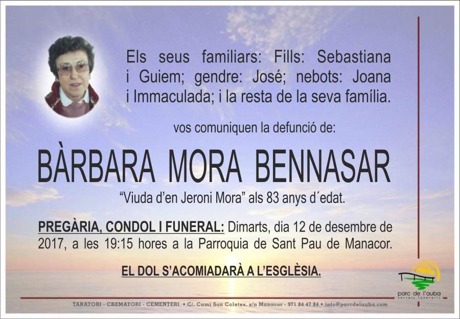 BÀRBARA MORA BENNASAR