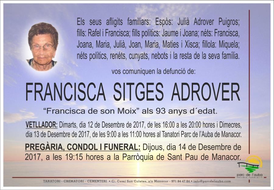 FRANCISCA SITGES ADROVER