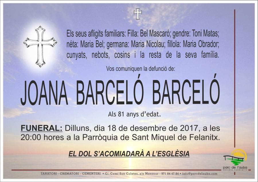 JOANA BARCELÓ BARCELÓ