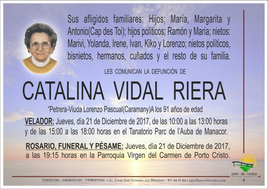 CATALINA VIDAL RIERA