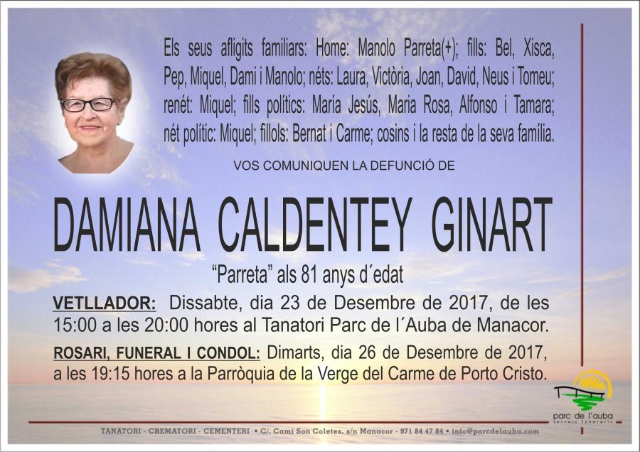 DAMIANA CALDENTEY GINART