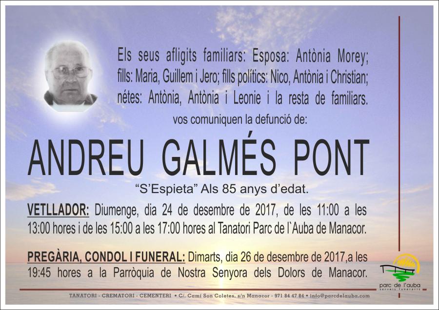 ANDREU GALMÉS PONT