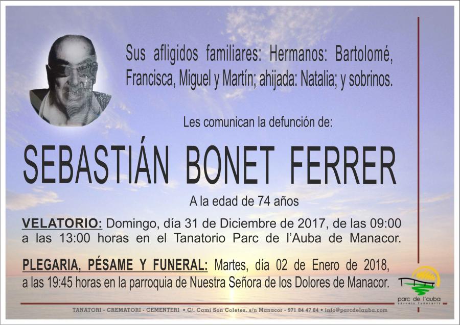 SEBASTIÁN BONET  FERRER