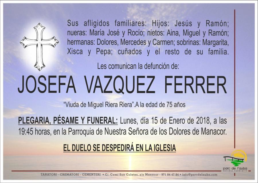 JOSEFA VAZQUEZ FERRER