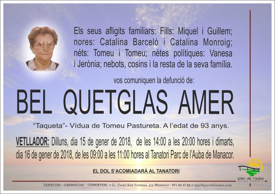 BEL  QUETGLAS AMER