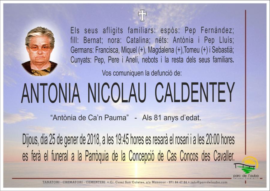 ANTONIA NICOLAU CALDENTEY