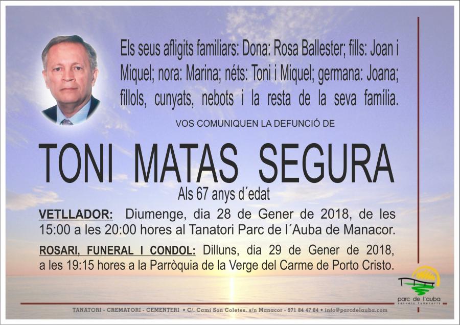TONI MATAS SEGURA