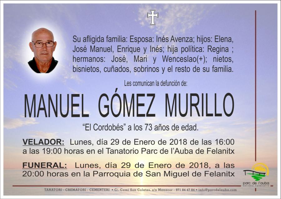 MANUEL GÓMEZ MURILLO
