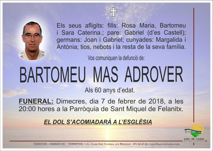 BARTOMEU MAS ADROVER