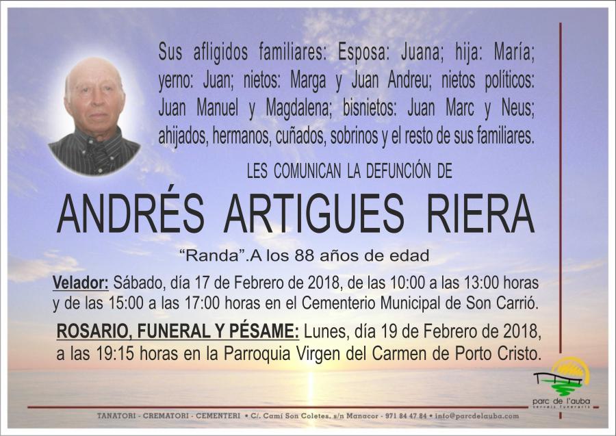 ANDRÉS ARTIGUES RIERA
