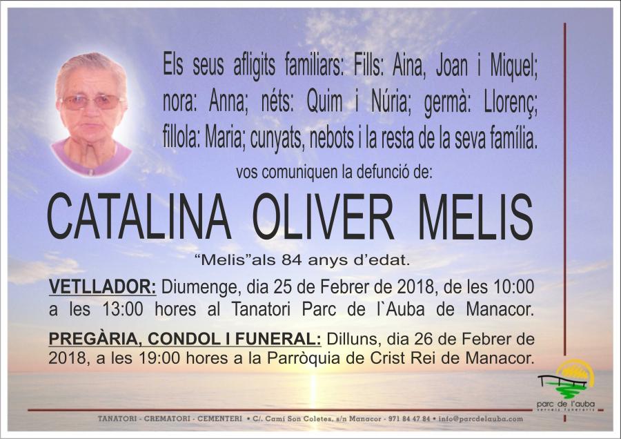 CATALINA OLIVER MELIS