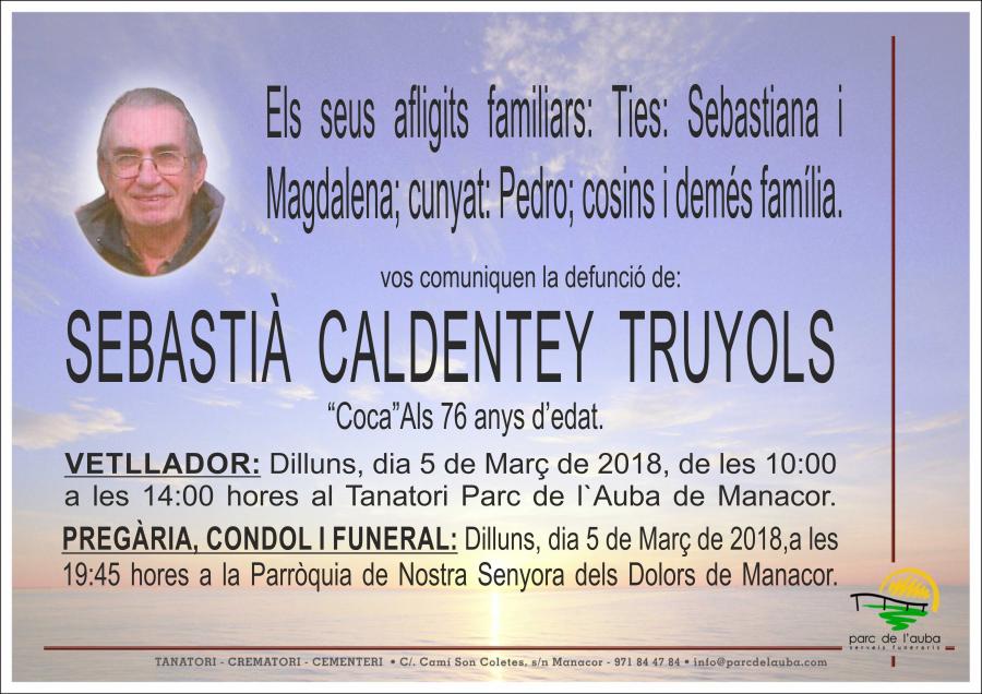 SEBASTIÀ CALDENTEY TRUYOLS