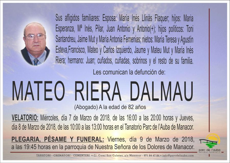MATEO RIERA DALMAU