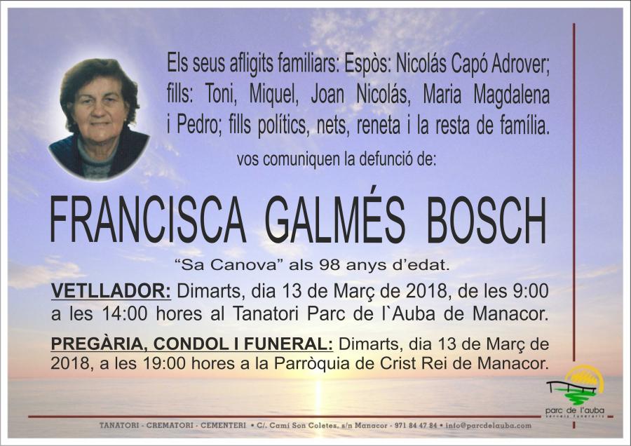 FRANCISCA  GALMÉS  BOSCH