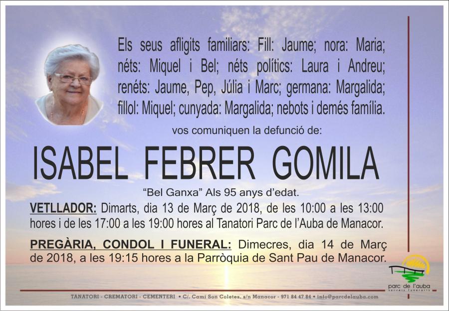 Isabel  Febrer Gomila
