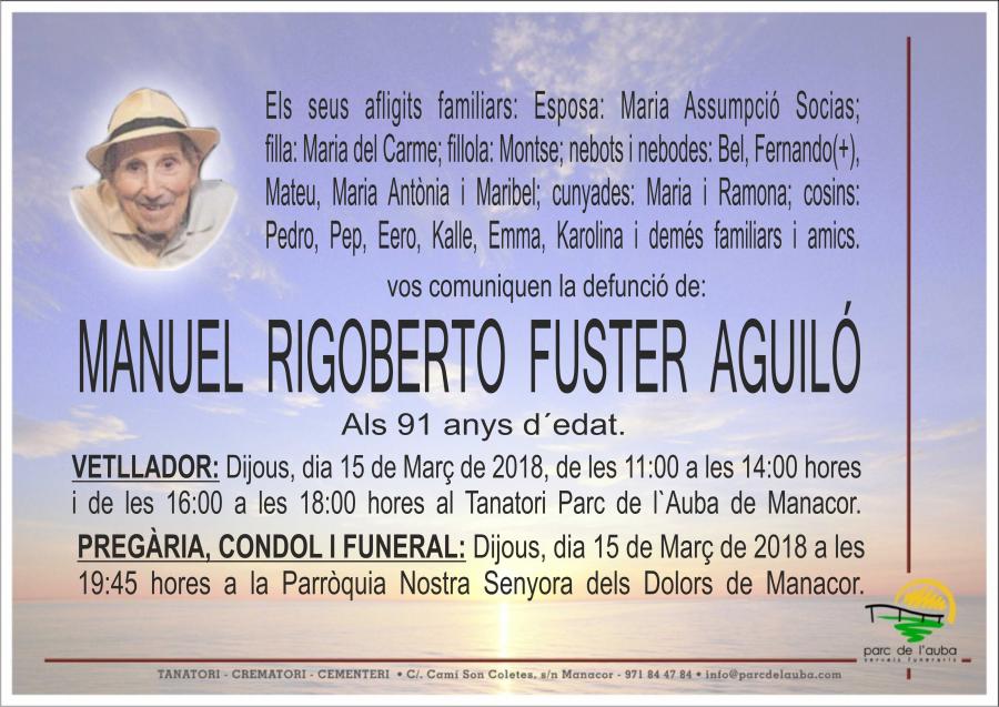 MANUEL RIGOBERTO FUSTER AGUILÓ