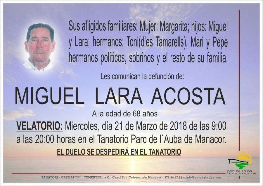 MIGUEL LARA ACOSTA