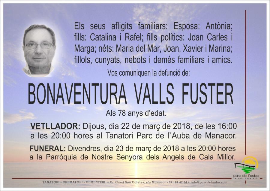 BONAVENTURA VALLS FUSTER