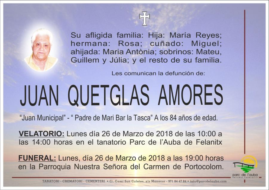 JUAN QUETGLAS AMORES