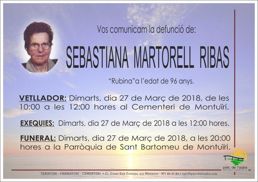 SEBASTIANA   MARTORELL RIBAS