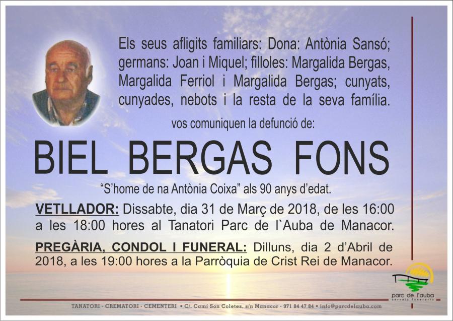 BIEL BERGAS FONS
