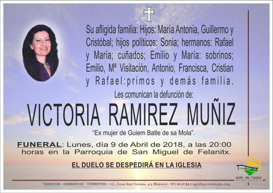VICTORIA  RAMIREZ MUÑIZ