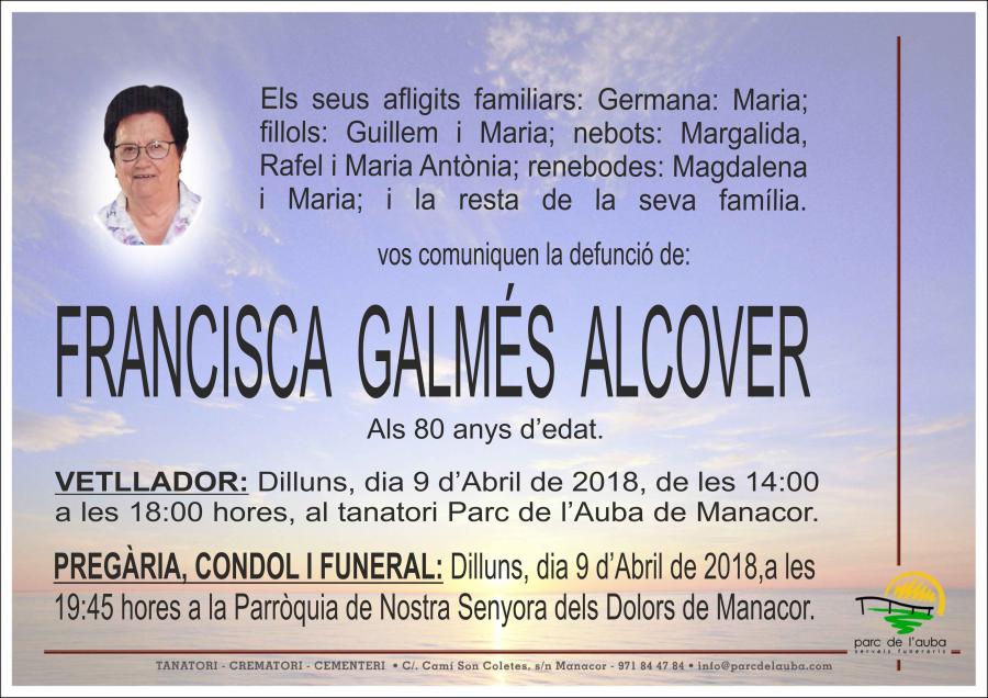 FRANCISCA GALMÉS ALCOVER