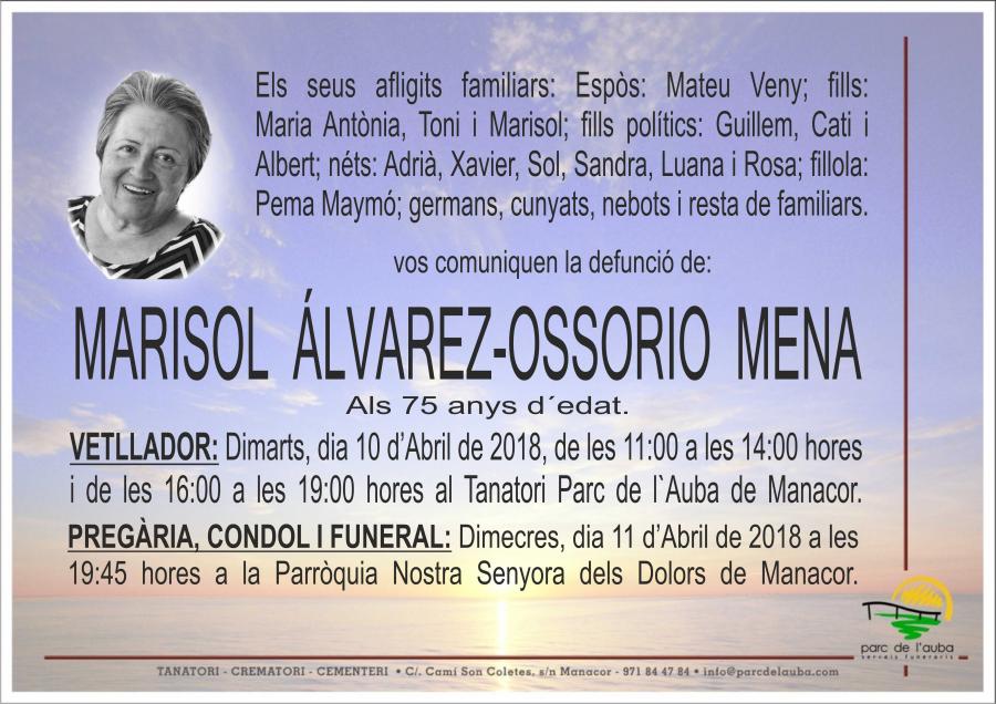 MARISOL ÁLVAREZ-OSSORIO MENA