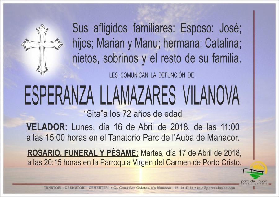 ESPERANZA LLAMAZARES VILANOVA
